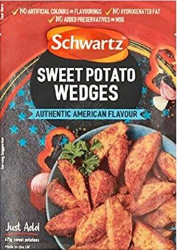 Schwartz Sachets - Sweet Potato Wedges 6 x 35g